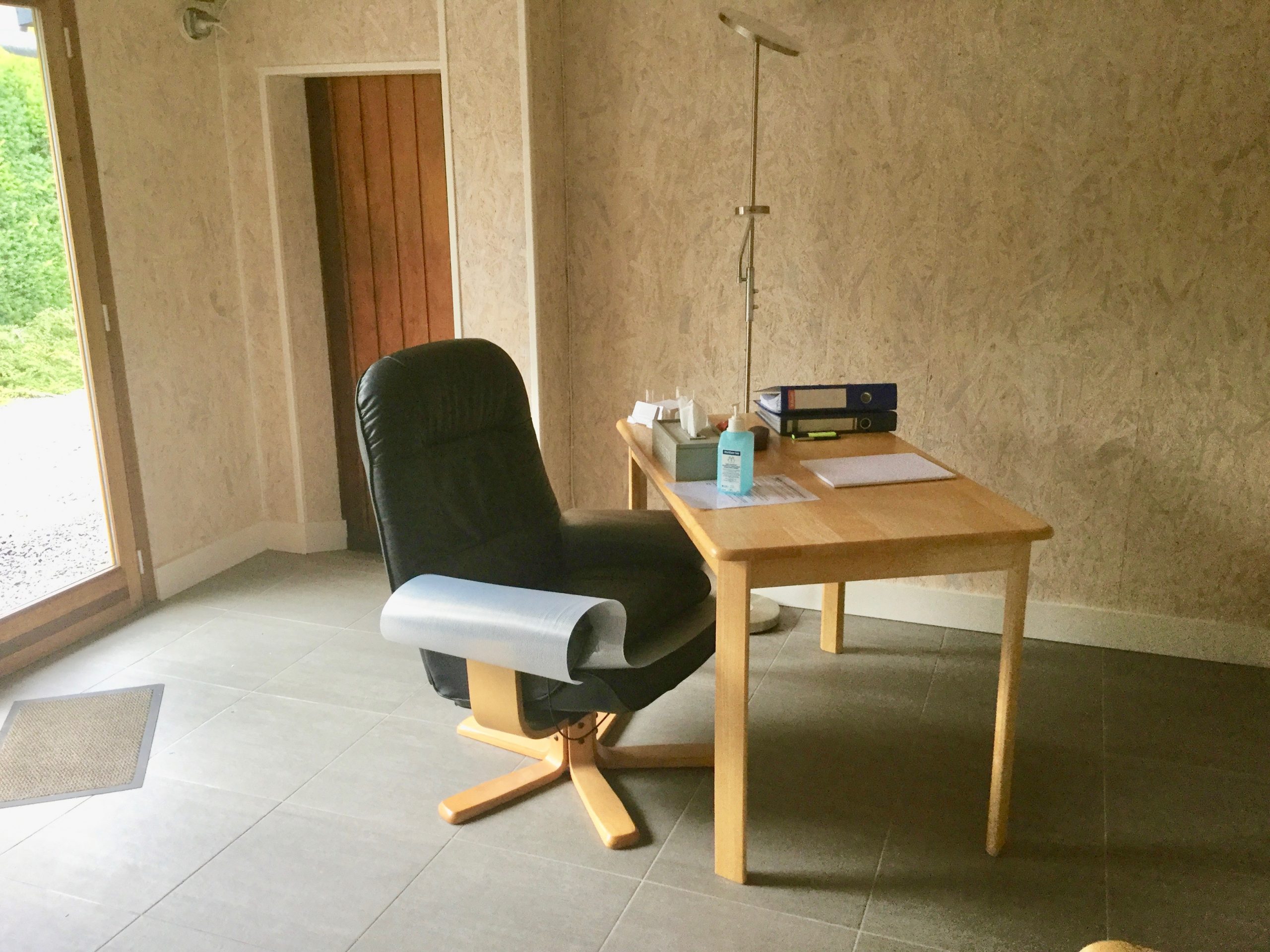 Tijdelijke werkkamer Rustpunt